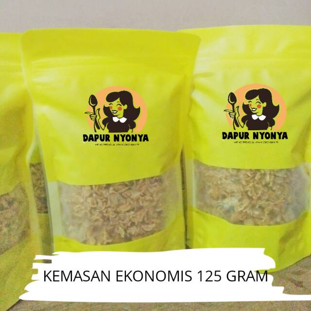 

DAPUR NYONYA•BAWANG GORENG KEMASAN EKONOMIS 125 GRAM