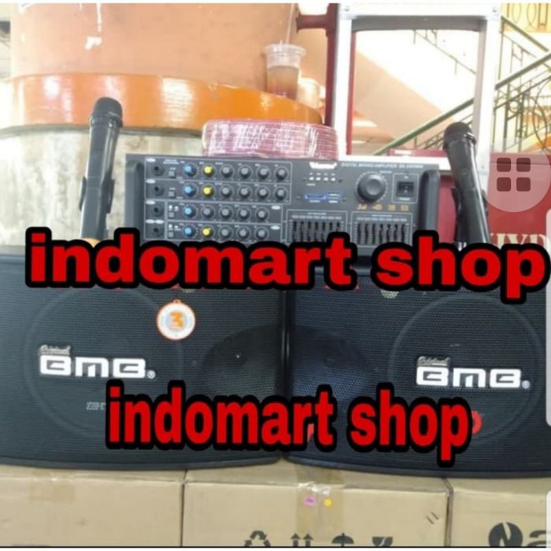 Paket Karaoke Sound System BMB 10 inch Amplifier Weston ( Original )