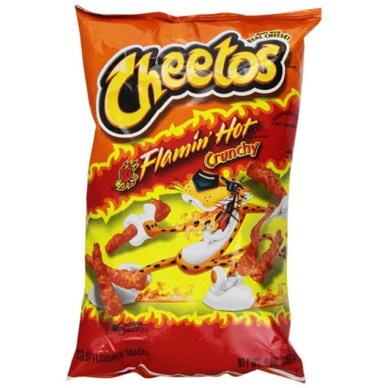 

Cheetos Flamin’ Hot Crunchy 227 gr