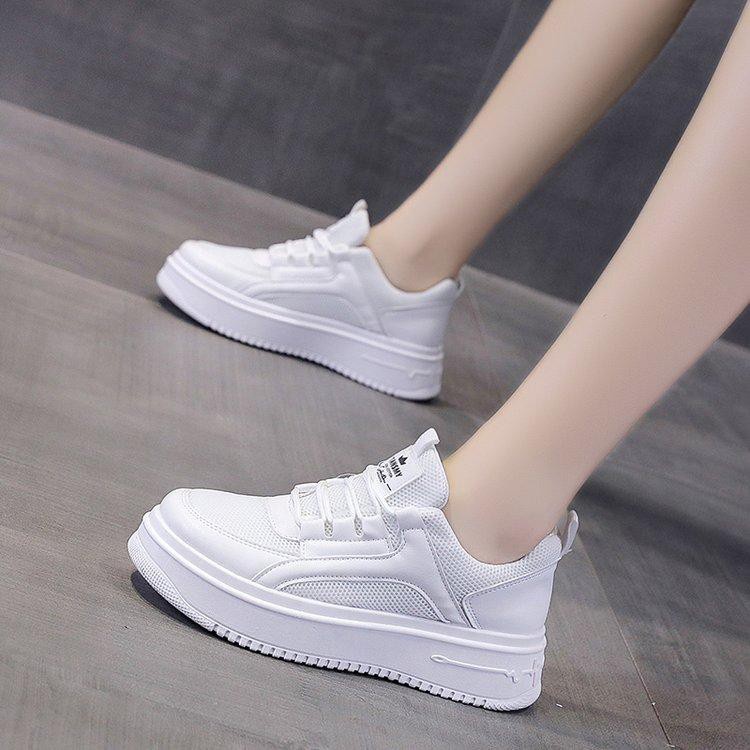 Free Box NS603 sepatu sneakers wanita kasual termurah sepatu wanita terlaris sneakers kulit