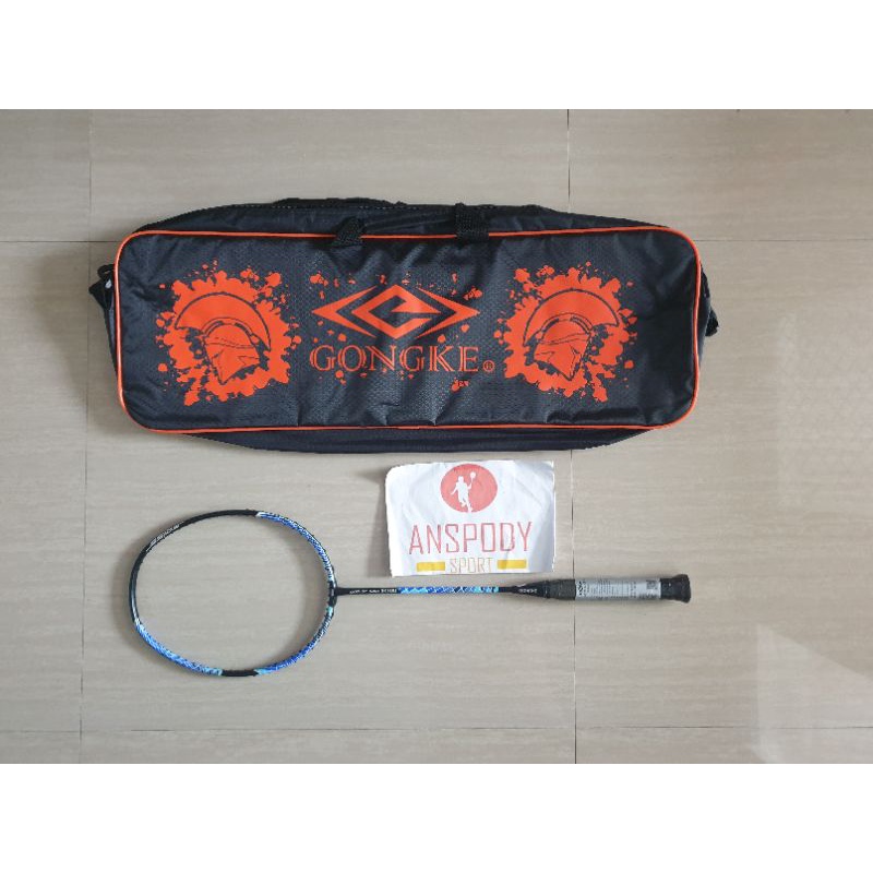RAKET BADMINTON GONGKE GOD OF WAR GK100 BLACK/BLUE