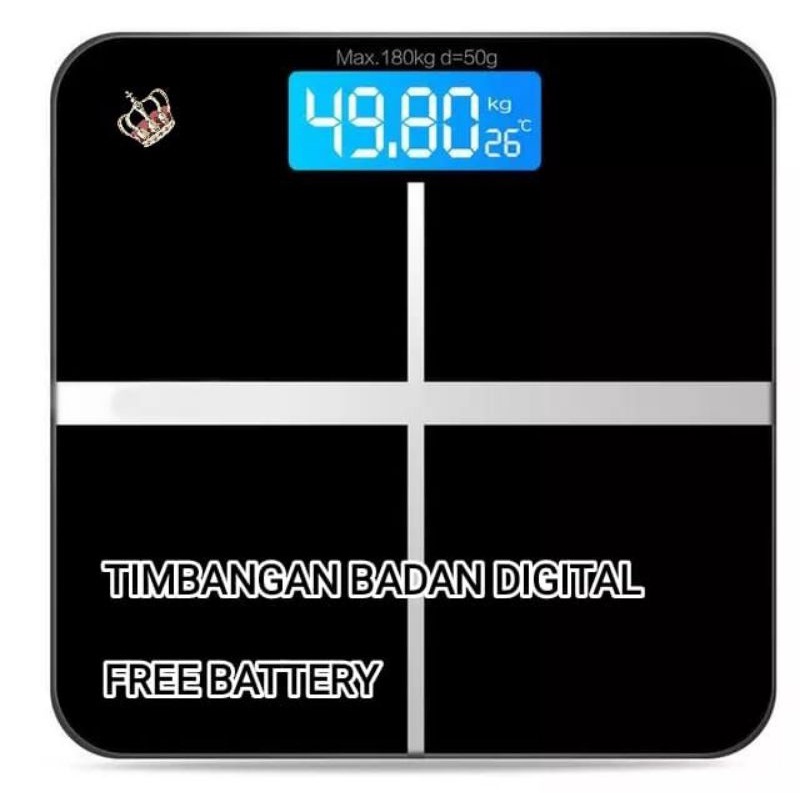 Timbangan Badan Digital 180Kg Scale Accutate Motip Premium