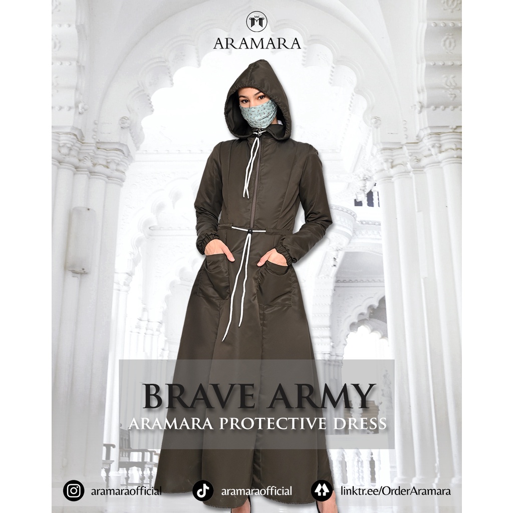 Aramedic Baju APD Waterproof Wanita - Brave Army