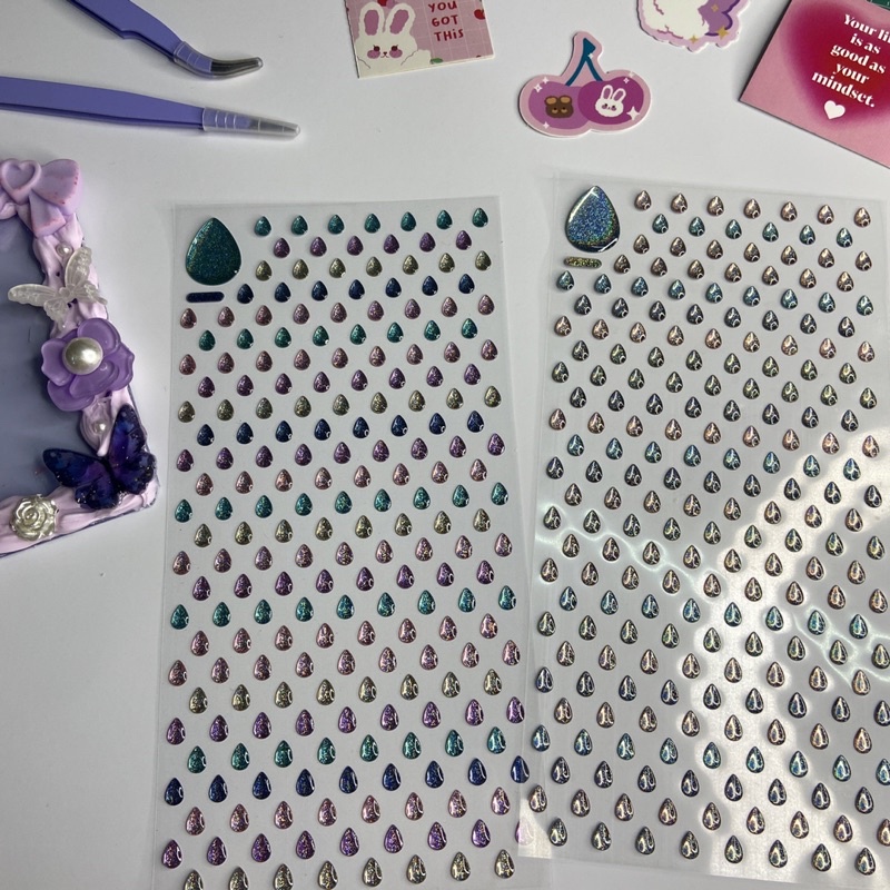 

[Petillante] Resin Stickers (Teardrop & Love)
