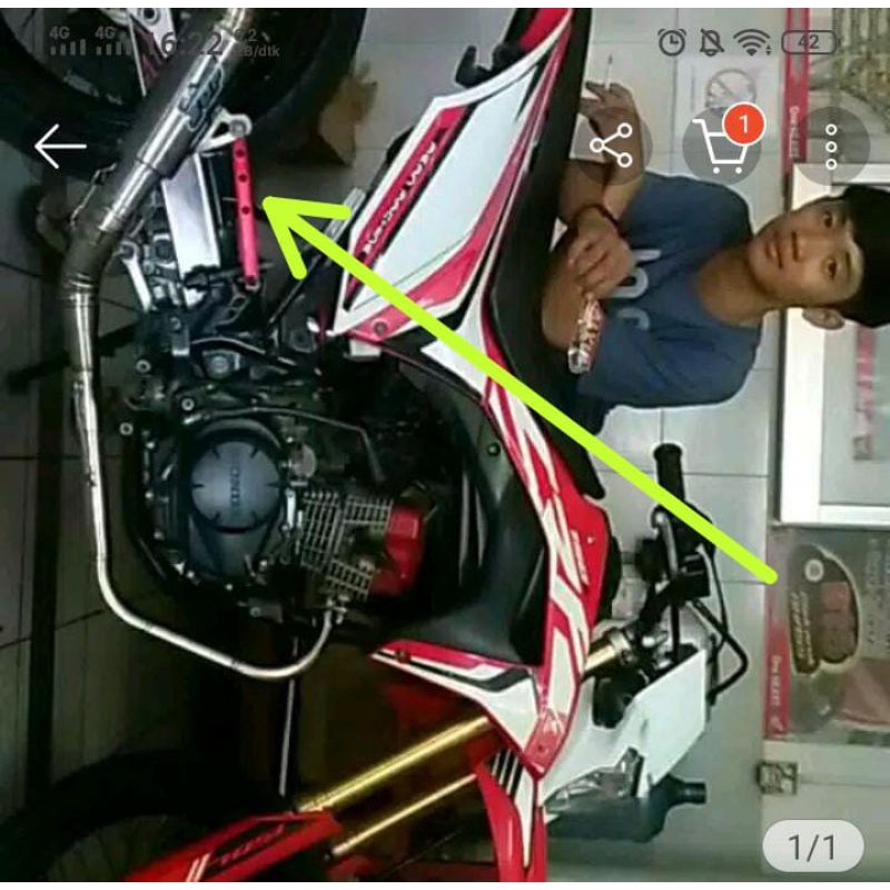 KNALPOT DOS KOLONG BAWAH PNP CRf KNALPOT RACING CRf