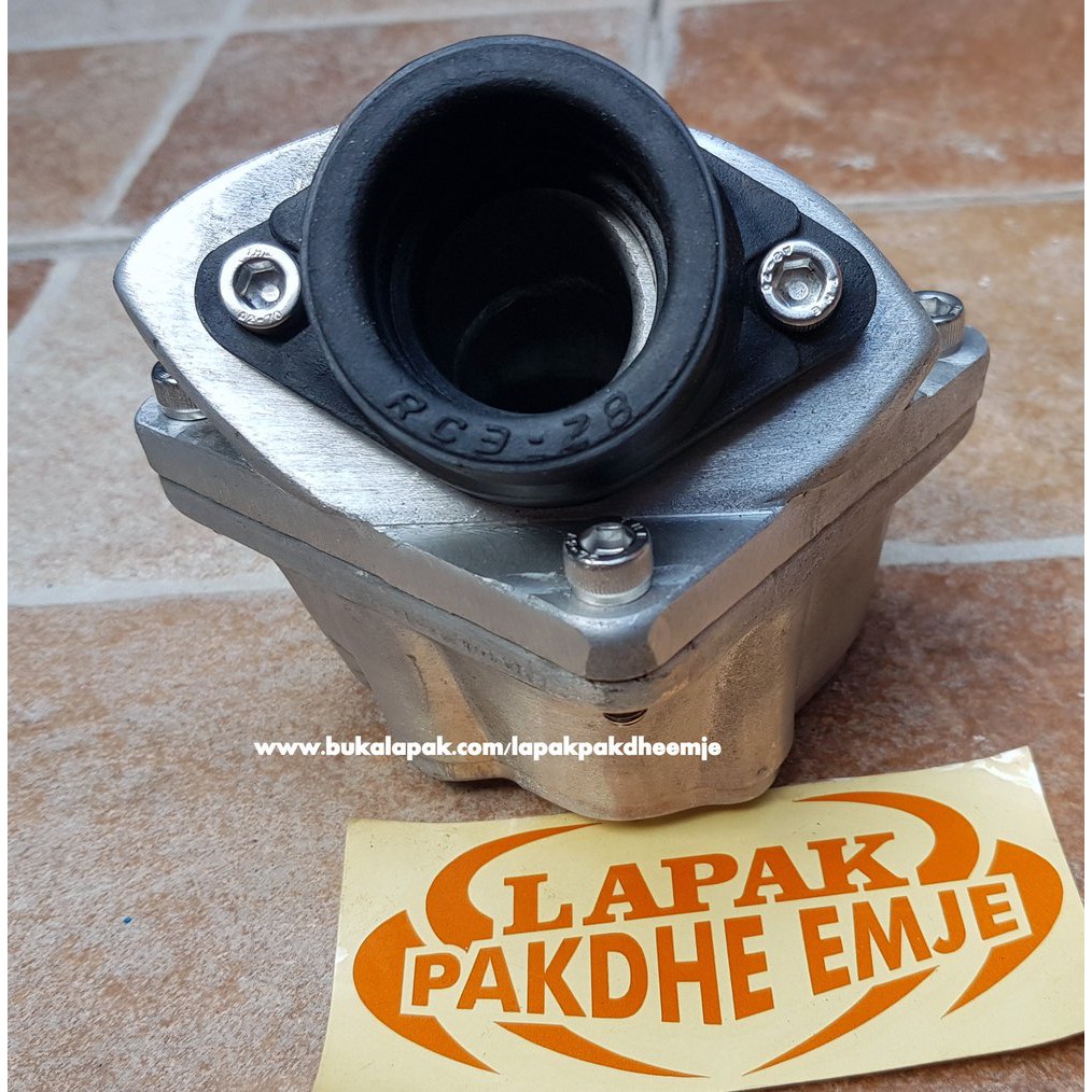 SERBA ORI MANIFOL KODOK FIZR INTAKE MANIFOLD KODOK  FIZR FORCE 1 28 MM HADAP DEPAN MODEL PENDEK LAP