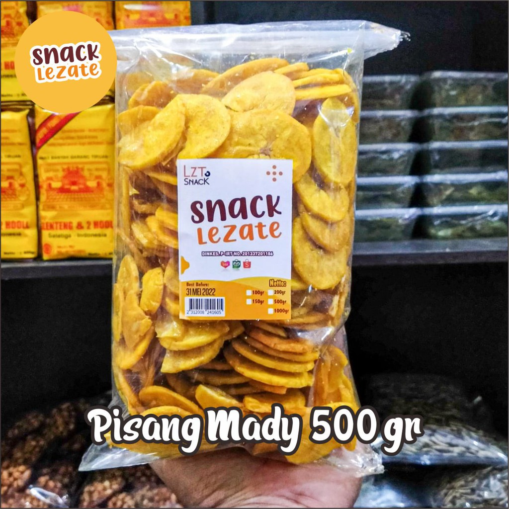 

Keripik Pisang Madu Manis 500gr Murah Enak/ Keripik Pisang Lampung / Kepok Aneka Rasa Kiloan Lumer