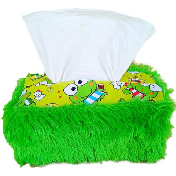 Tempat Tissue Sarung Tissue Bulu Rasfur / Tempat Penyimpanan Tissue Karakter Murah / TS-56