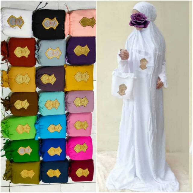 MUKENA HADRAMAUT TEROMPAH / MUKENA TERUSAN TEROMPAH / MUKENA TERUSAN RAYON / MUKENA RAYON / MUKENA T