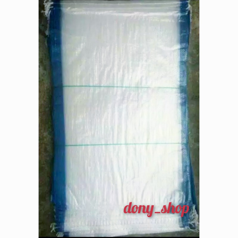 Sag/karung beras 15kg transparan 41cm x 61cm