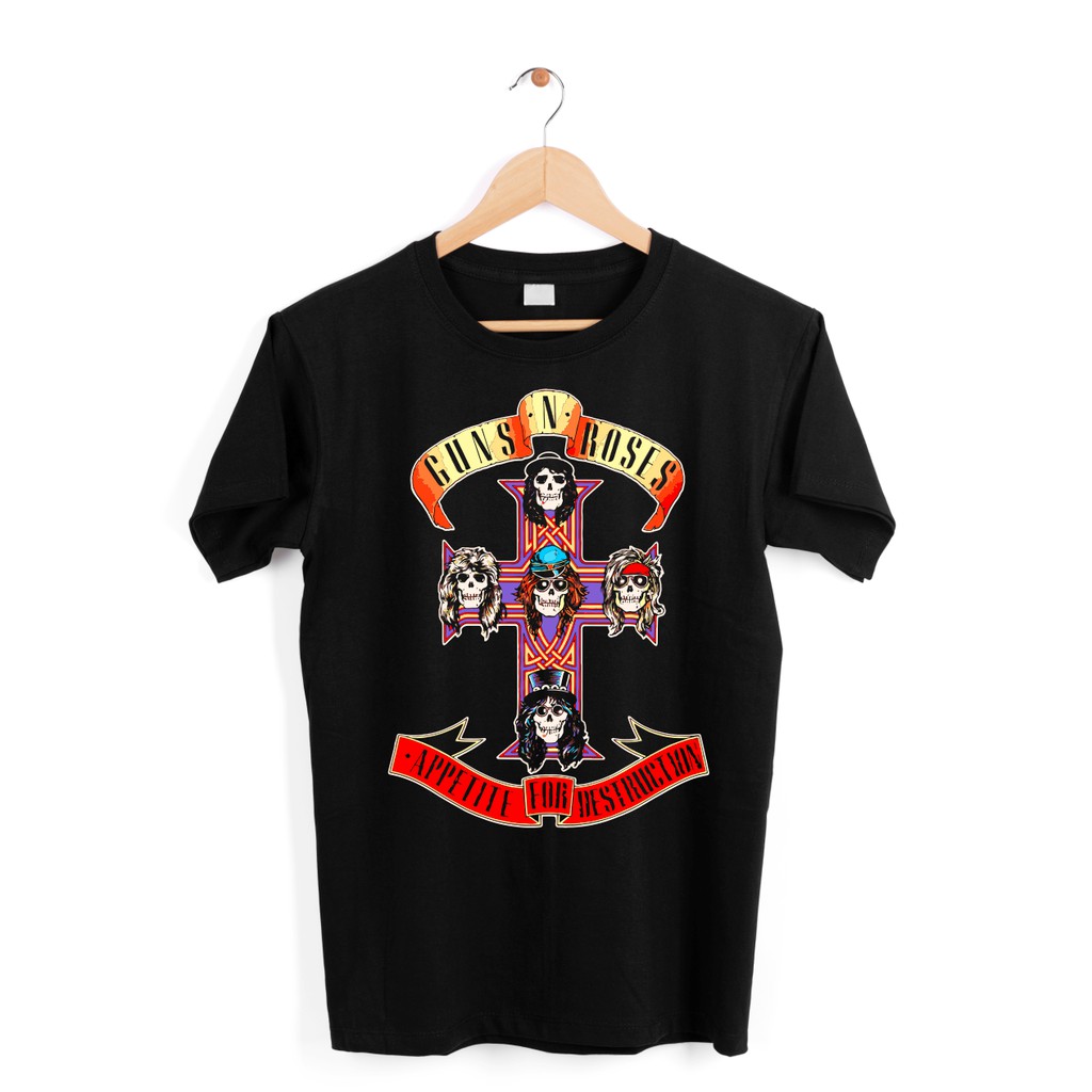 T-Shirt / Kaos Guns N Roses #1 Hitam