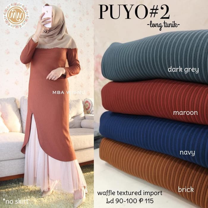 puyo #2 long tunik by mba wisnu
