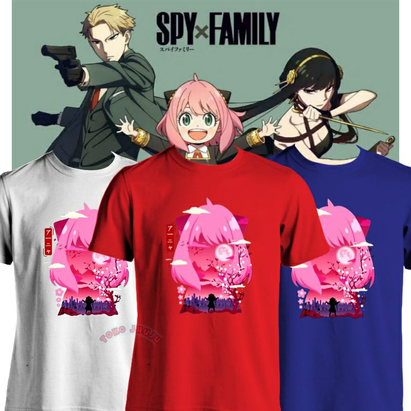 Baju Kaos Anime Spy x Family ANYA FORGER 3 print DTF