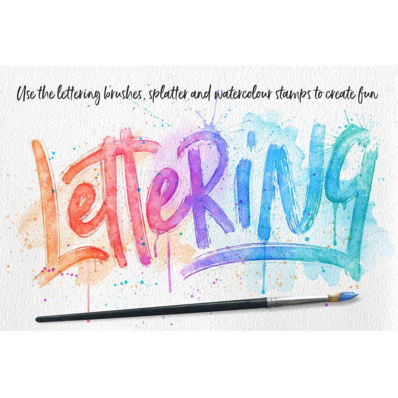 Procreate Brush - The Ultimate Watercolour Brush Pack for Procreate