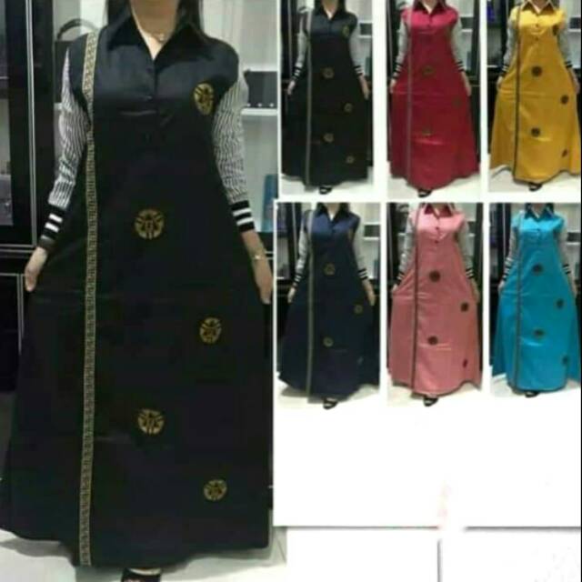 gamis katun linen import