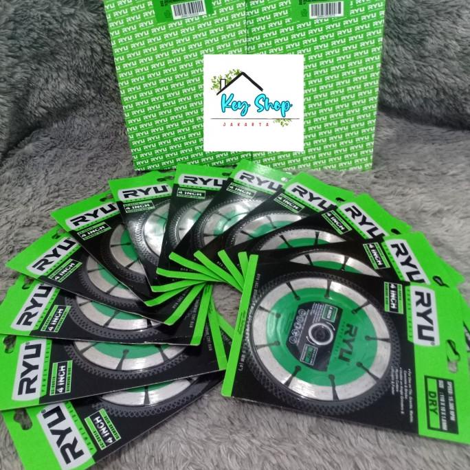 Diamond wheel 4" DRY CUTTING Mata Potong Keramik Kering RYU by TEKIRO