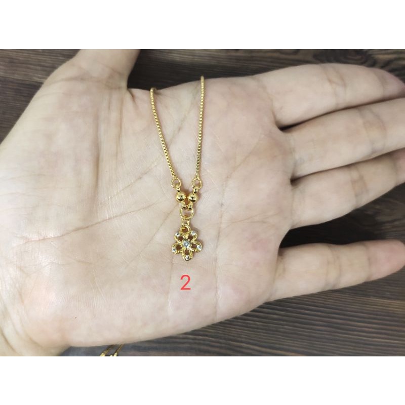 Fifi Fashion Kalung Koye Anak Blink Model Perhiasan Lapis emas KA01