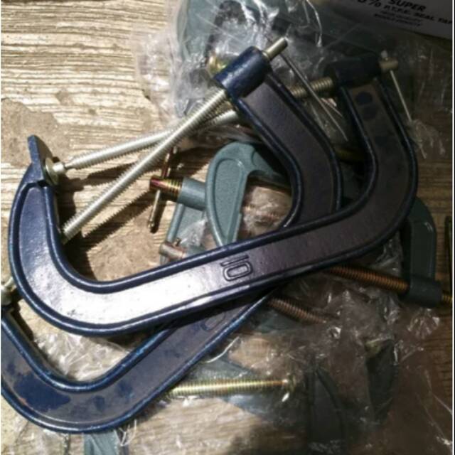 Klem C Alat Penjepit Model C-Clamp 10 inch Clamp C Heavy Duty Type