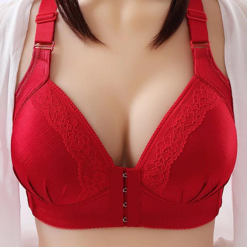 SEXYLADIES Bra big size wanita kaitan depan tanpa kawat size 36-46 cup C/D