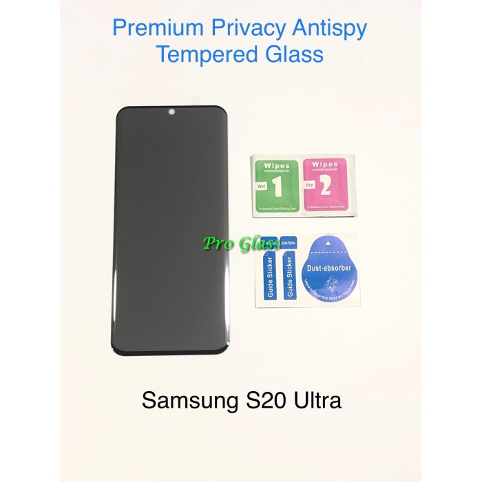 Samsung S20 / S20 PLUS / S20 ULTRA FULL Cover Privacy Anti Spy Magic Glass Tempered Glass