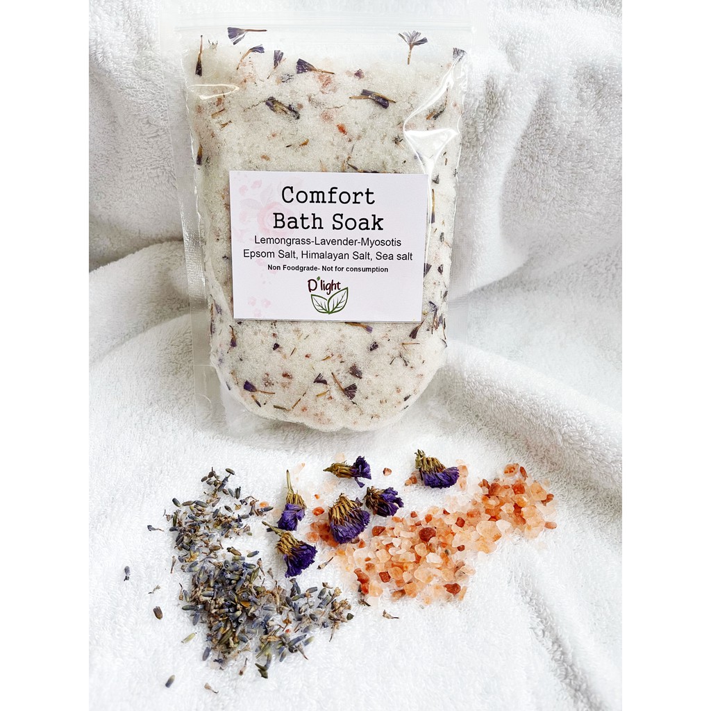 bath soak / garam mandi /garam spa / garam rendam kaki / bath salt epsom salt himalaya salt sea salt