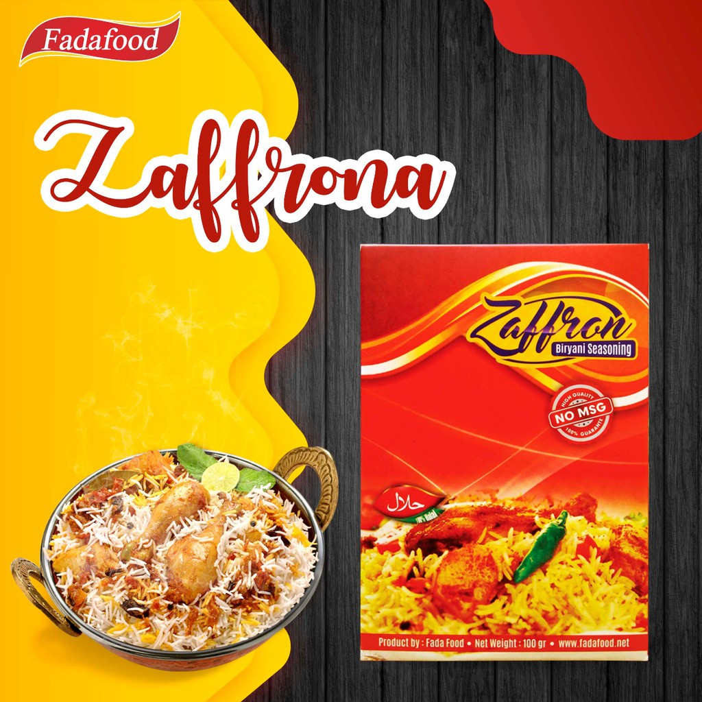 

Bumbu Nasi Biryani ZAFFRONA 100gr