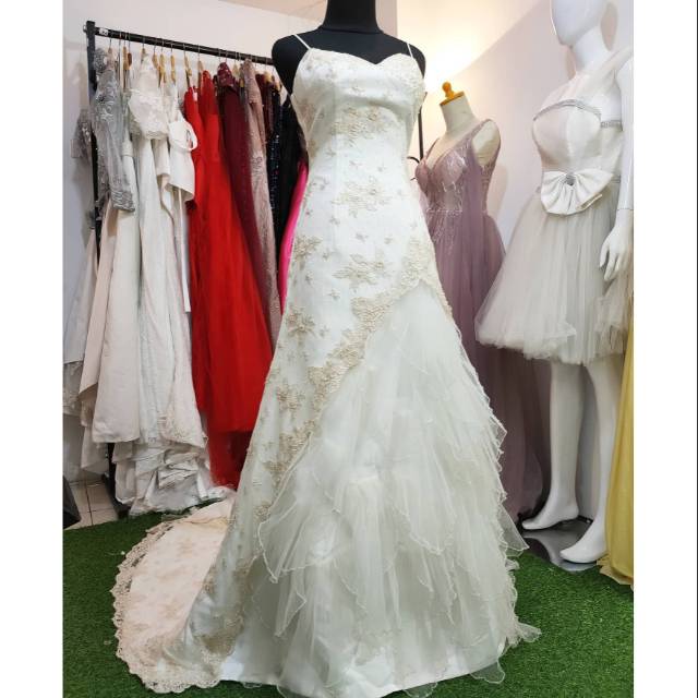 Gaun Pengantin Preloved Wedding Dress Second