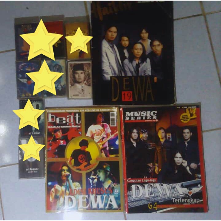 Kaset Pita Ahmad Band - Majalah Hai Klip Dewa19, Poster