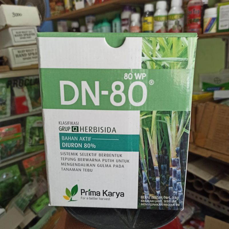 HERBISIDA DN 80 1 KG DIURON 80 % PENGENDALI GULMA PADA TANAMAN TEBU