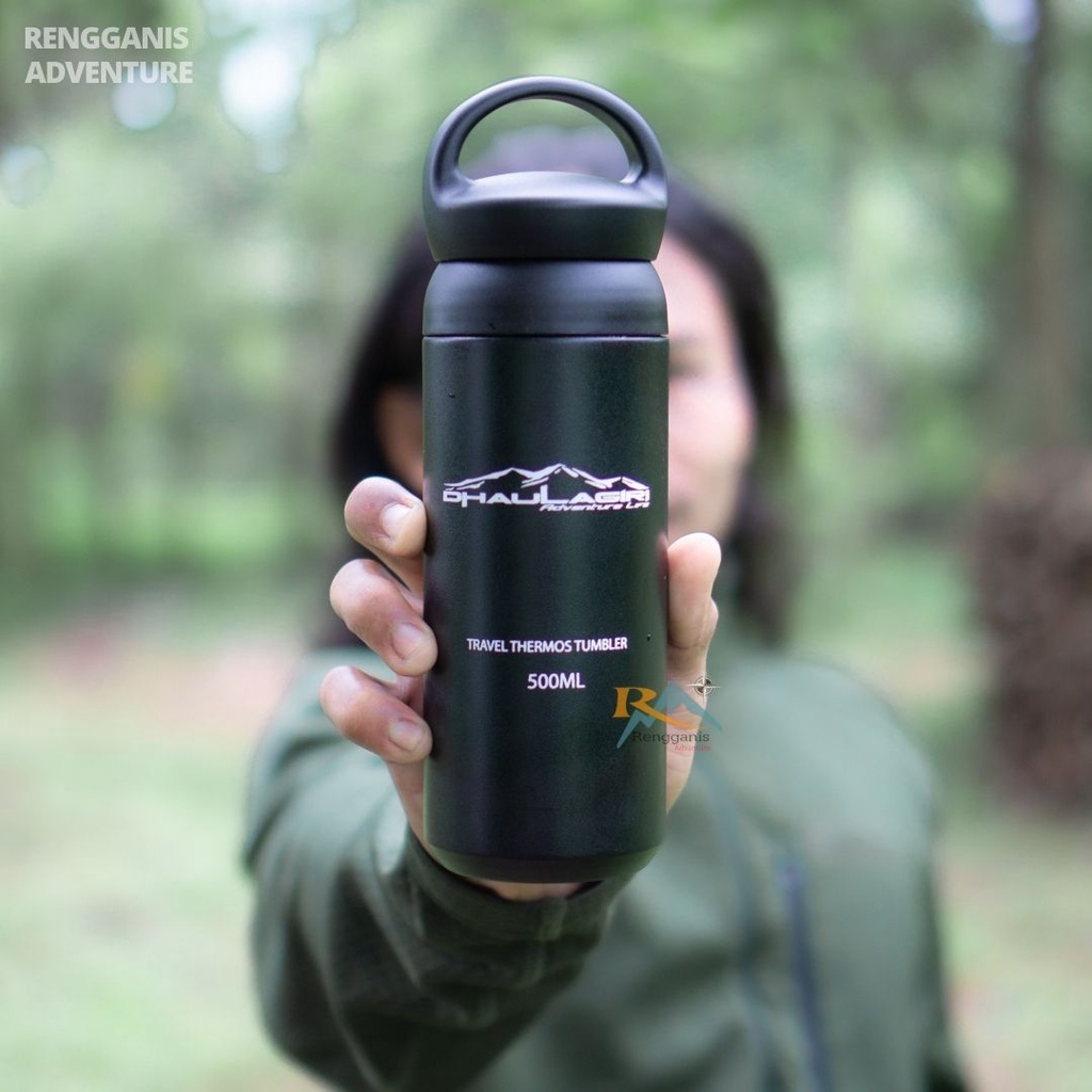 BOTOL MINUM TRAVEL TUMBLR TERMOS DHAULAGIRI 350 ML 500 ML OUTDOOR HIKING SEPEDA OLAHRAGA