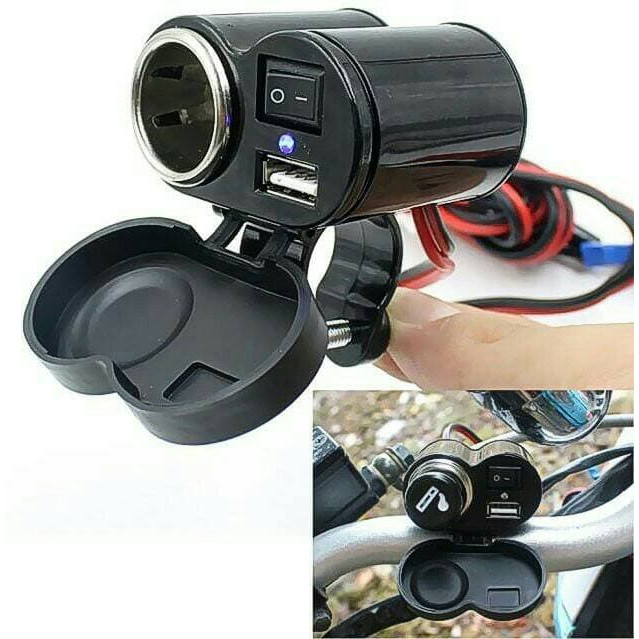 Charger Hp Motor + Rokok / Cas Hp Motor / Charger Hp