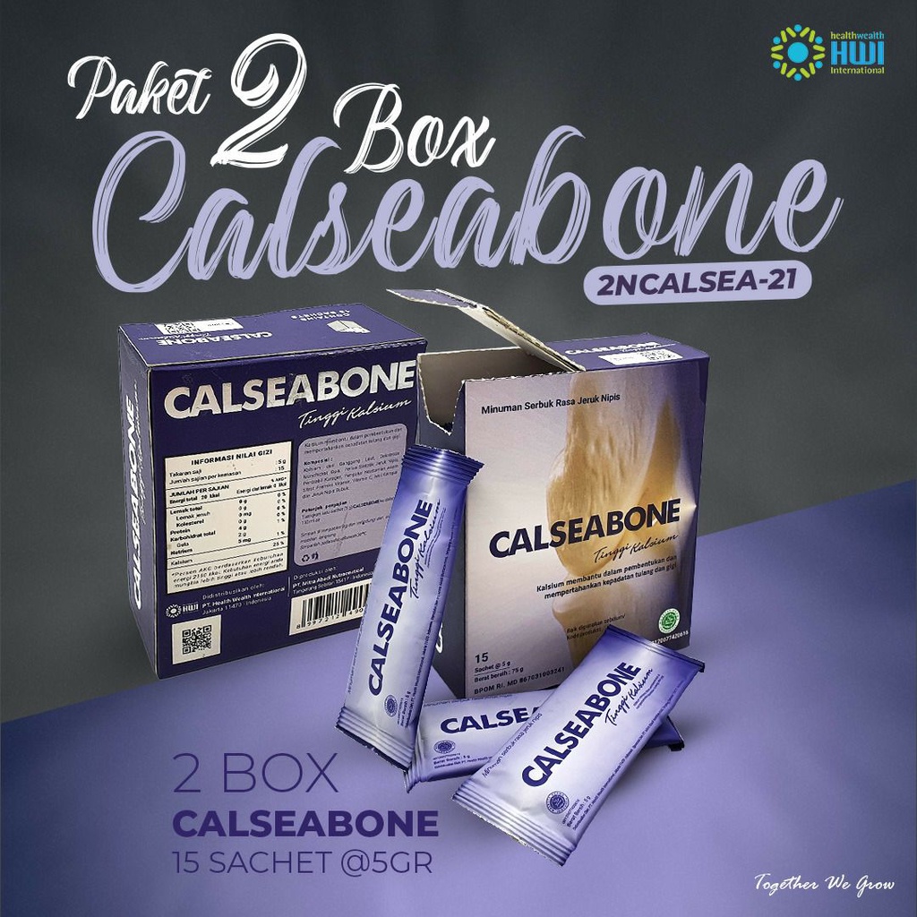 

2 BOX MINUMAN SERBUK CALSEABONE