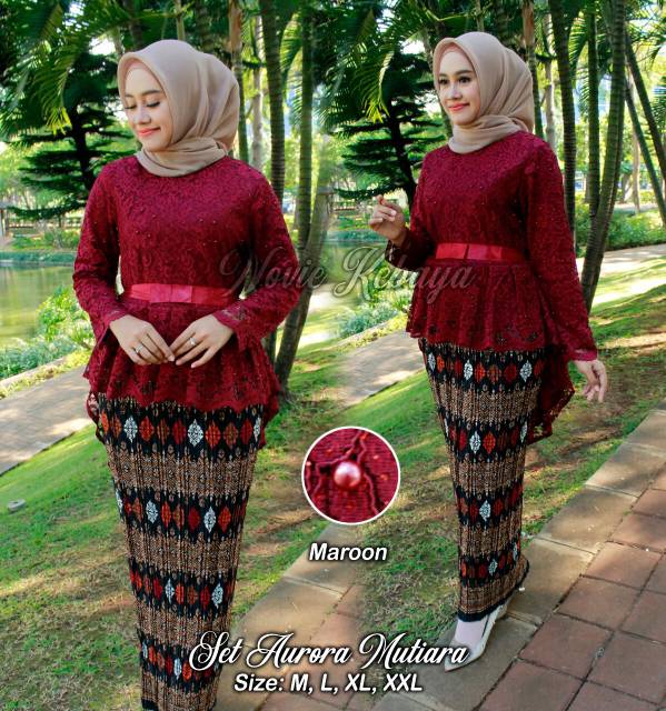 Aurora mutiara / kebaya modren / kebaya remaja / kebaya wisuda/ kebaya pesta/ kebayamurah