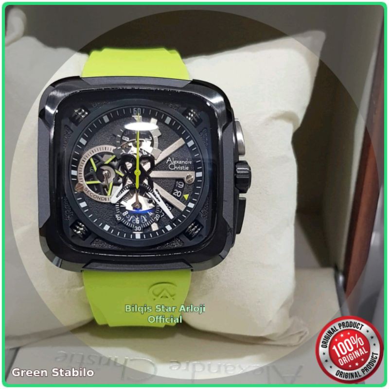 Alexandre Christie Kotak Terbaru Ac 6577 Tali Karet Original