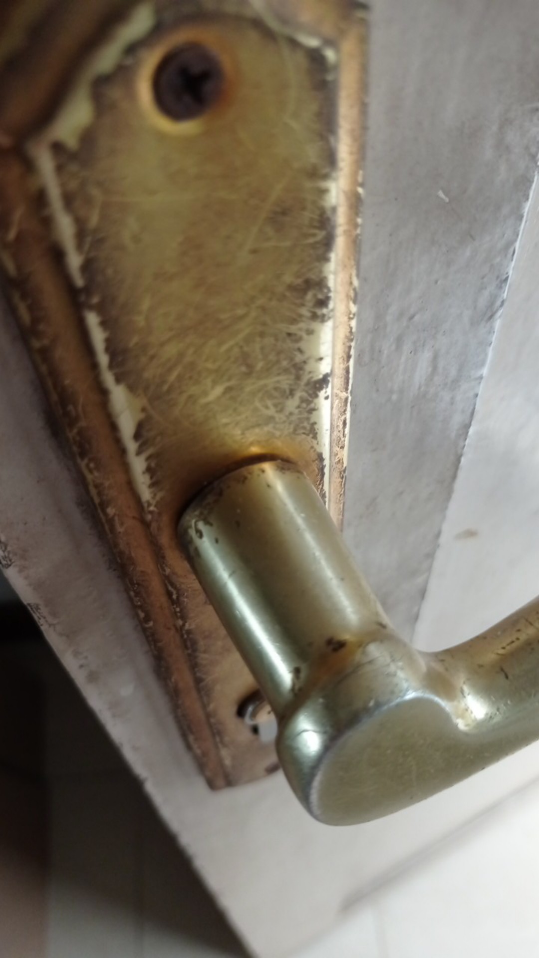 1 Set | Silinder Kunci Teson Besar - Kecil / Jantung Kuningan / Cylinder Press Door Lock Key