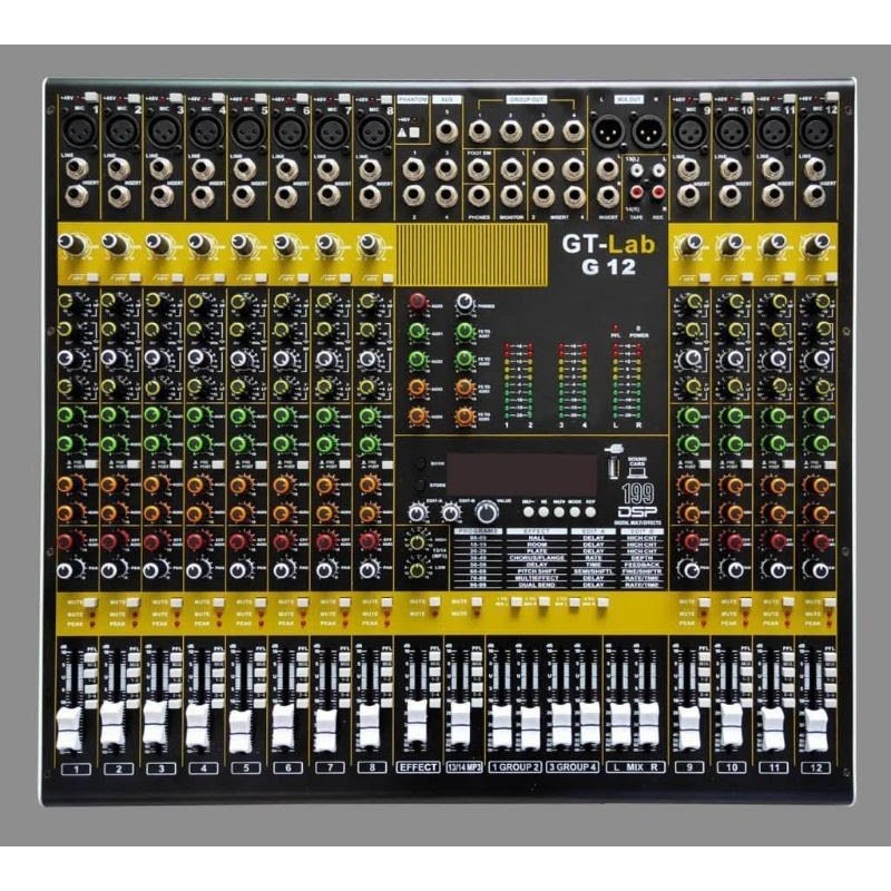 Mixer Audio GT Lab G12 G 12 12 Channel By RDW Original