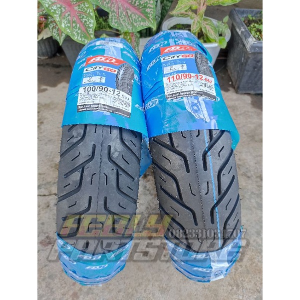 BAN LUAR SCOOPY FDR CITY GO 100/90 RING 12 110/90 RING 14 BAN TUBLES FDR TIRE CITY GO 100/90 110/90 