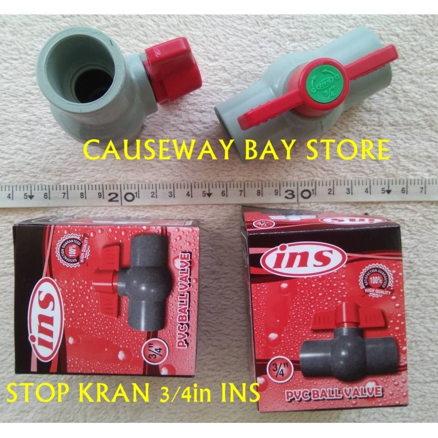 STOP KRAN 3/4in INS