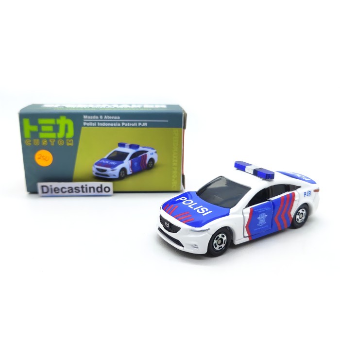 Tomica 62 Mazda Atenza Custom Polisi Indonesia Patroli PJR