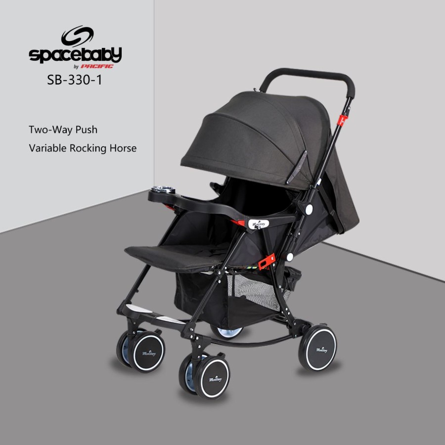 SPACEBABY Baby Stroller SB 329-1 SB 330-1 SB 325-1 SPACE BABY SB 329-1 SB 330-1  SB325-1 Baby Stroller Grande 268 Kereta Dorong Bayi PLIKO