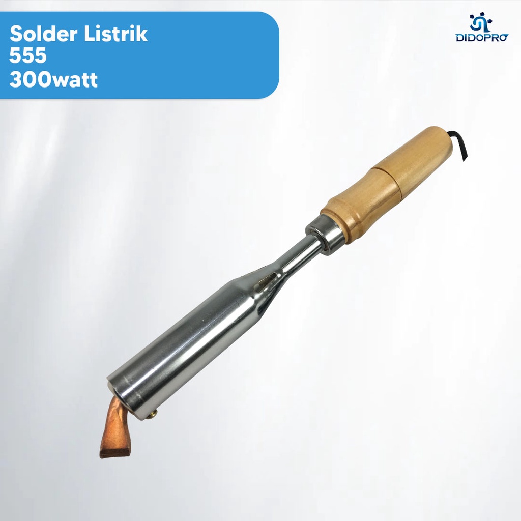 Solder Listrik 300W Gagang Kayu 555 300 Watt Electric Soldering Iron