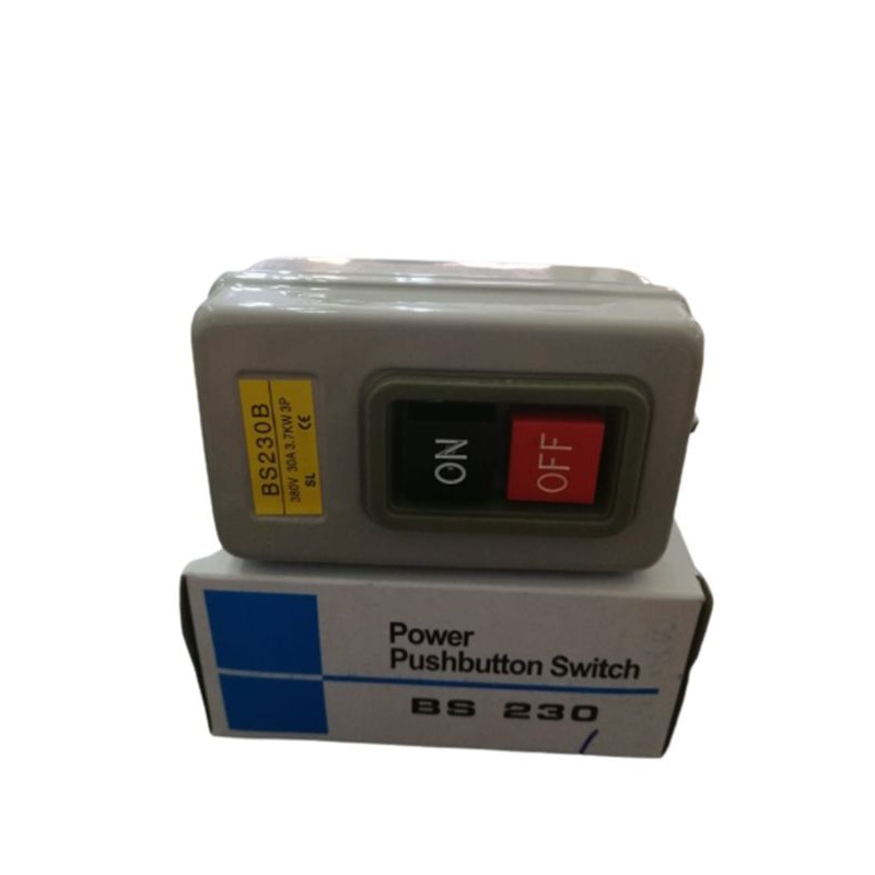 Power Pushbutton Switch / Saklar Tombol Power BS-230 30A (500V)