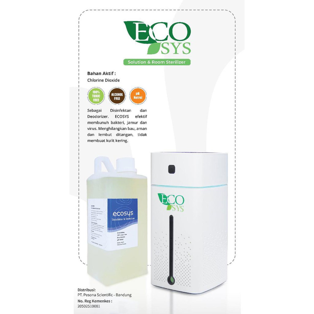 Open Ds] Paket Ecosys Room Sterilizer