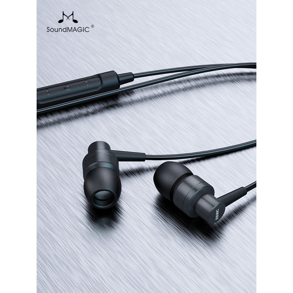 SoundMAGIC ES30C In Ear Headphone Handsfree Microphone Earphone with Mic Headset Earbuds In-Ear Earpiece Stereo Earphones Garansi Resmi 1 Tahun