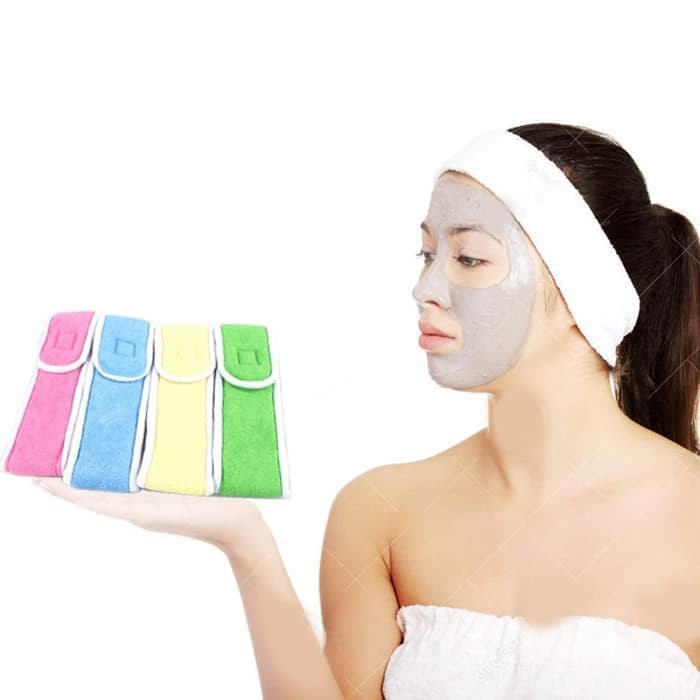 Bandana Bando Mandi Facial Headband Creambath Masker Wajah Skin care