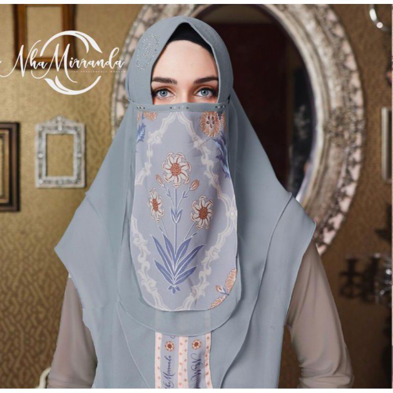 Khalifah v5 by Nha Mirranda set syari ready siap kirim/dhea