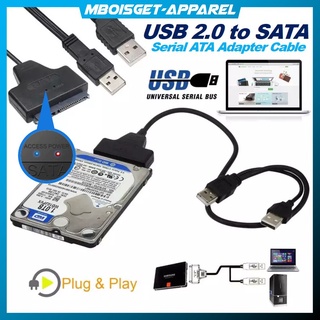 MBOISGET - KEBIDU SATA to USB 2.0 HDD / SSD Adapter Konverter Converter Colokan Hardisk sata ke usb komputer laptop