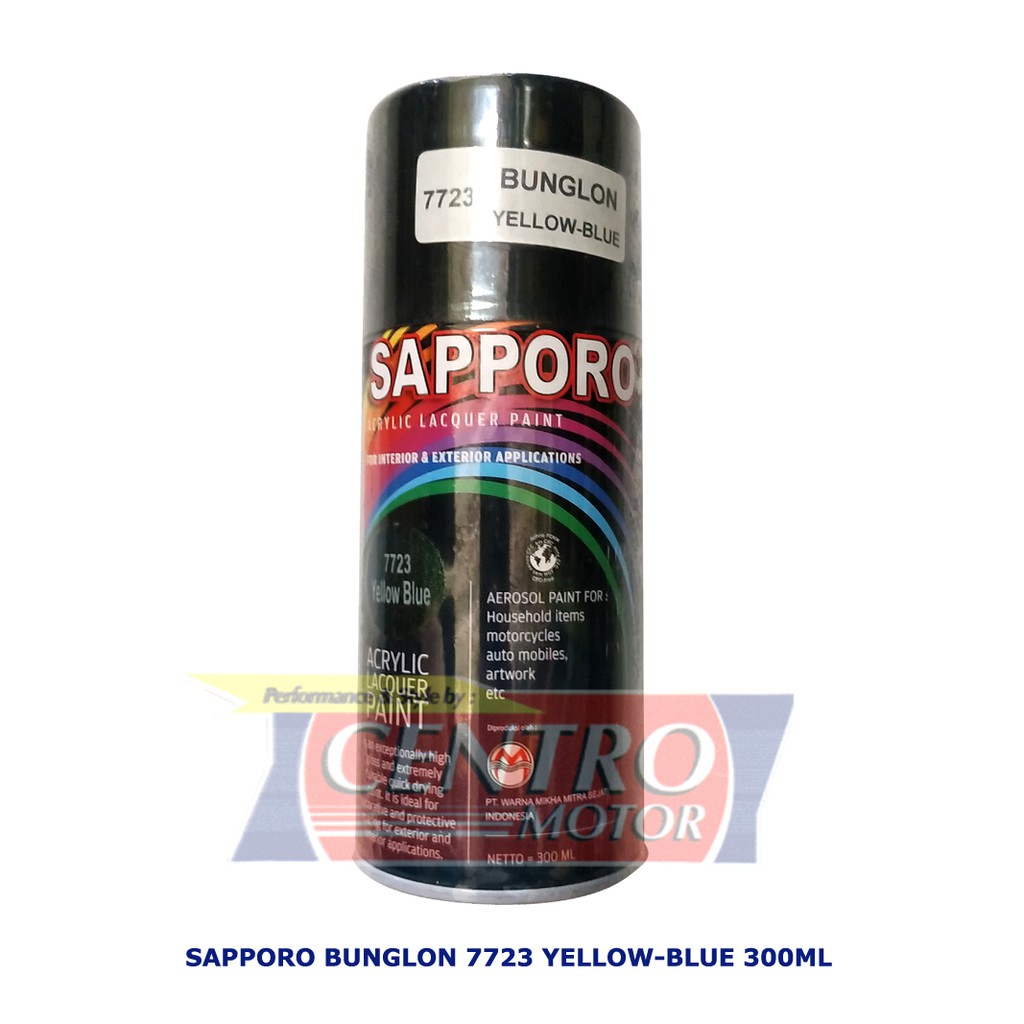 

SAPPORO BUNGLON 7723 YELLOW BLUE Cat Semprot