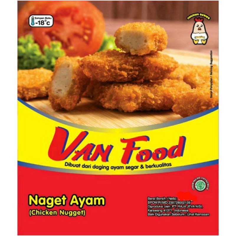 

VanFood Chicken Nugget 250gr, 1kg