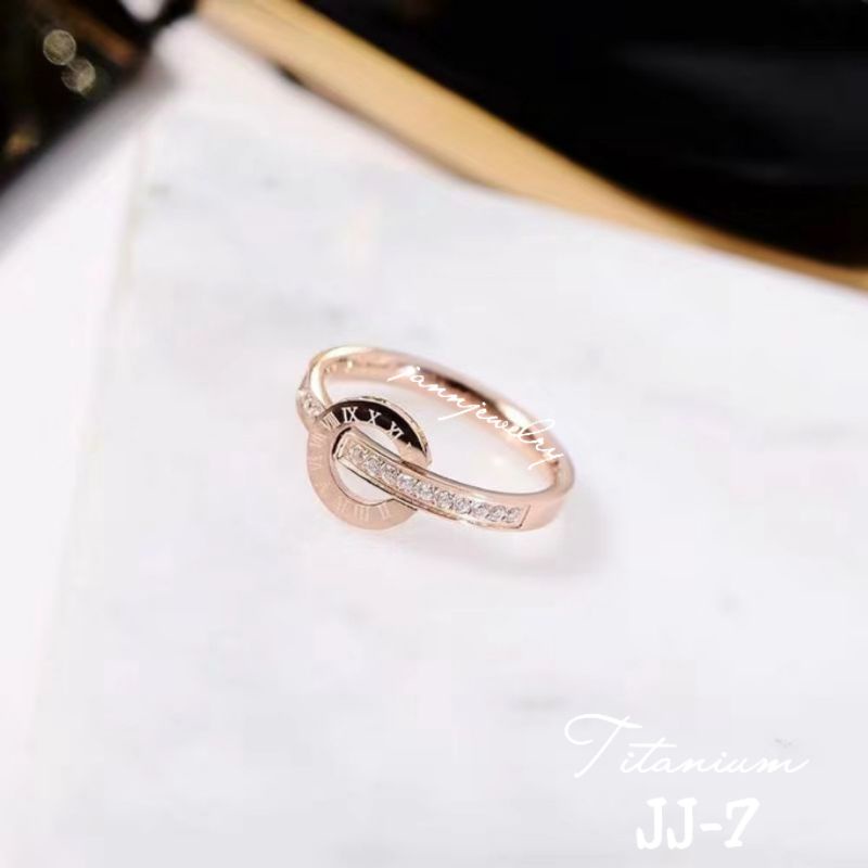 Cincin titanium new fashion anti karat&amp;alergi ☆JJ-7☆